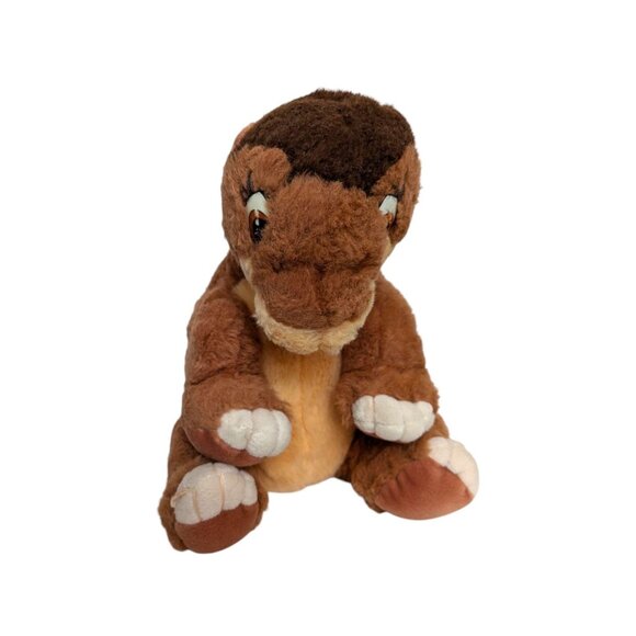 Gund Other - 1990s Large Land Before Time Littlefoot Brown Dinosaur Plush Stuffed Animal 17"